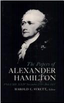 Cover of: The Papers of Alexander Hamilton Vol 24