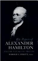 Cover of: The Papers of Alexander Hamilton Vol 22