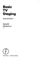 Cover of: Basic TV Staging (Media Manuals)