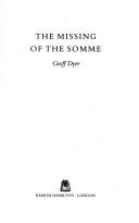 Cover of: THE MISSING OF THE SOMME