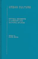 Cover of: Urban Culture: Critical Concepts in Literary and Cultural Studies