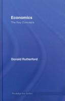 Cover of: Economics: The Key Concepts (Routledge Key Guides)