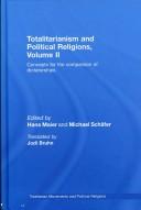 Cover of: Totalitarianism and Political Religions, Volume II: Concepts for the Comparison Of Dictatorships (Totalitarianism and Political Religions)