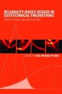 Cover of: Reliability-Based Design in Geotechnical Engineering by Kok-Kwang Phoon