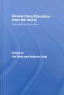 Cover of: Researching education from the inside: investigations from within