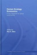 Cover of: Human Ecology Economics | Roy E. Allen