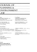 Cover of: Journal of Planning and Environment Law by Michael Purdue, Genevieve Kirkwood, Martin Edwards, Martha Grekos, Richard Harwood undifferentiated