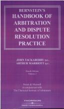Cover of: Bernstein's Handbook of Arbitration and Dispute Resolution Practice