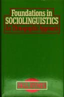Cover of: Foundations of Sociolinguistics