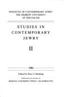 Cover of: Studies in Contemporary Jewry: Institute of Contemporary Jewry, the Hebrew University of Jerusalem