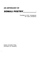 Cover of: An Anthology of Somali poetry by B. W. Andrzejewski