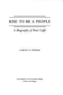 Rise to be a people by Lamont D. Thomas