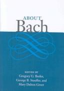 Cover of: About Bach