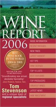Cover of: Wine Report 2006 (Wine Report) by Tom Stevenson