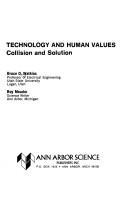 Cover of: Technology and Human Values by Bruce O. Watkins