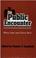 Cover of: The Public encounter