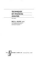 Cover of: Techniques of Financial Analysis Fifth Edition