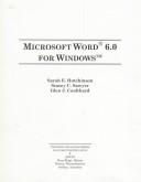 Cover of: Microsoft Word 6.0 for Windows