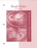 Cover of: Ready Notes for use with Personal Finance by Robert Hughes, Les Dlabay, Jack Kapoor