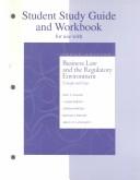 Cover of: Student Study Guide/Workbook for Use With Business Law and The Regulatory Environment