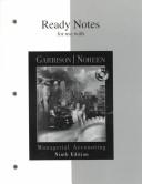 Cover of: Ready Notes for use with Managerial Accounting