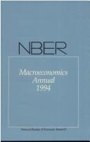 Cover of: NBER Macroeconomics Annual 1994 by 