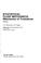 Cover of: Statistical Fluid Mechanics - vol 1