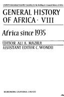 Cover of: UNESCO General History of Africa by Ali AlʼAmin Mazrui