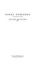 Cover of: Final Demands by Peter Reading