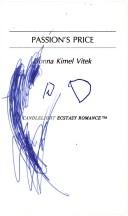 Cover of: Passion's Price by Donna Kimel Vitek