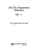 Cover of: The Vax Dcl Programmer's Reference Vms 5 (Vnr Dec Series)