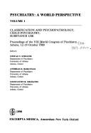 Cover of: Psychiatry:a World Perspective V1 by Costas Stefanis