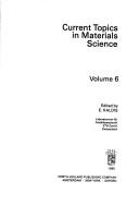 Cover of: Current Topics in Materials Science by E. Kaldis, E. Kaldis