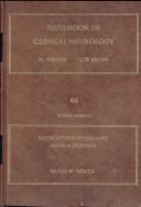 Neurodystrophies and Neurolipidoses by H. W. Moser