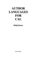 Cover of: Author Languages for Cal