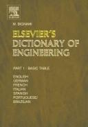 Cover of: Elsevier's Dictionary of Engineering: In English, German, French, Italian, Spanish and Portuguese/Brazilian