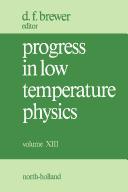 Cover of: Progress in Low Temperature Physics by D. F. Brewer