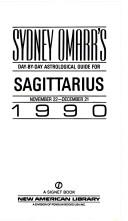 Cover of: Sagittarius 1990 (Omarr Astrology)