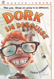 Cover of: Dork in Disguise (Harper Trophy Books)