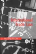 Cover of: International Trade Law