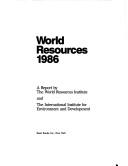 Cover of: World Resources 86 by Iiedwri