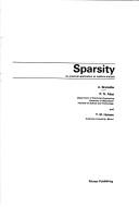 Cover of: Sparsity by A. Brameller, A. Brameller