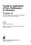Cover of: Trends in applications of pure mathematics to mechanics.