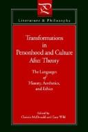 Cover of: Transformations in Personhood and Culture After Theory | 