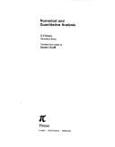 Numerical and quantitative analysis by G. Fichera, Gaetano Fichera