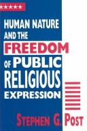 Cover of Human Nature and the Freedom of Public Religious Expression