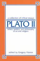 Cover of: Plato II  by Gregory Vlastos