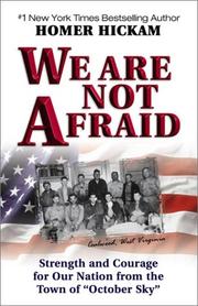 Cover of: We are not afraid by Homer H. Hickam