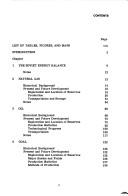 Cover of: Soviet Energy Balance (Praeger special studies in international economics and development) by Iain F. Elliot