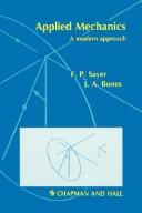 Cover of: Applied Mechanics by F.P. Sayer, J.A. Bones
